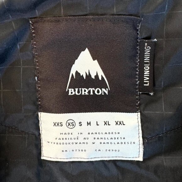 Burton Thermolite Dhaka Hooded Snowboard Ski Jacket XS - Picture 11 of 14